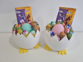 Easter Candy Dish, Easter Cookie Jar, Cute Decorative Egg Bowl Food Containers for Kitchen Decor Table Centerpiece Decorations for Home