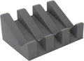 Soap Dish, Bar Soap Holder for Shower Bathroom, Kitchen, Bathtub, Self Draining Waterfall Drying Tray Keep Soap Bars Dry Clean & Easy Cleaning (Grey)