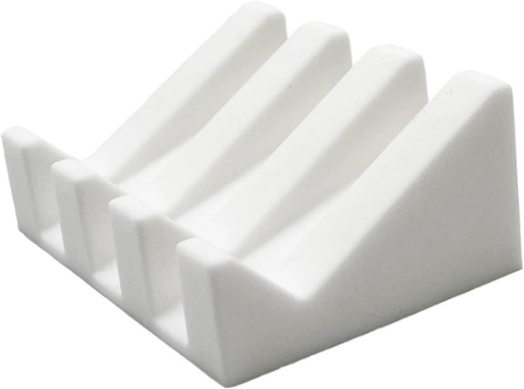 Soap Dish, Bar Soap Holder for Shower Bathroom, Kitchen, Bathtub, Self Draining Waterfall Drying Tray Keep Soap Bars Dry Clean & Easy Cleaning (White)