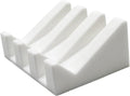Soap Dish, Bar Soap Holder for Shower Bathroom, Kitchen, Bathtub, Self Draining Waterfall Drying Tray Keep Soap Bars Dry Clean & Easy Cleaning (White)