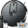 XIEBro Robot Vacuum and Mop Combo, 2 in 1 Robotic Vacuums Cleaner with 6500Pa Max Suction, App/Wi-Fi/Voice, Robot Vacuum with Schedule, Self-Charging, Slim, for Pet Hair, Hard Floor, Carpet