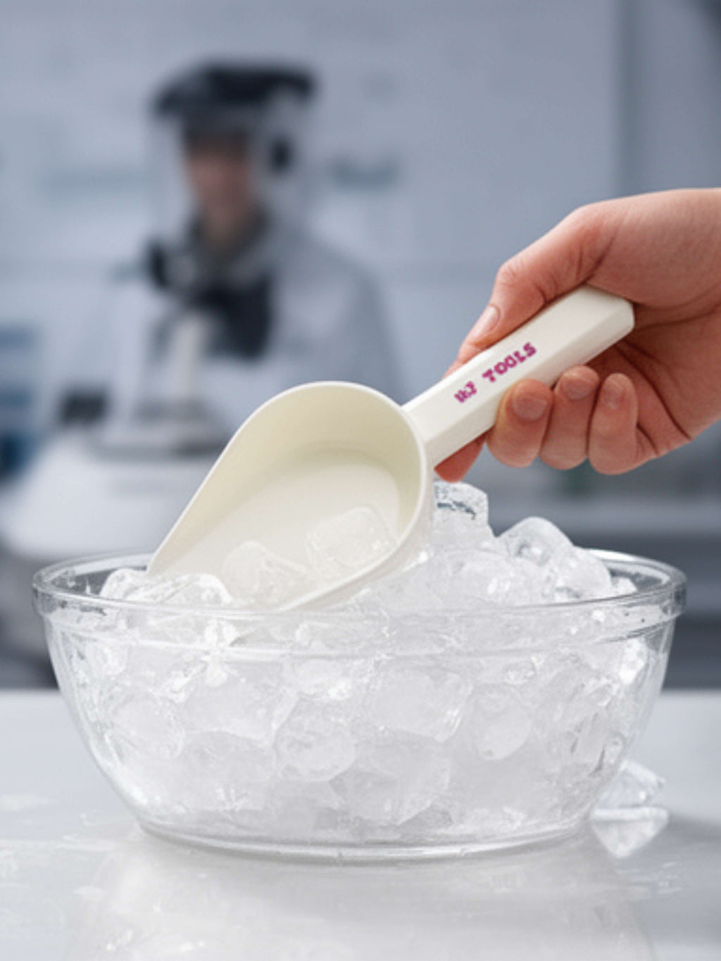 Plastic Utility Ice Scooper, Dishwasher Safe Kitchen Scoop for Weddings/Bar/Ice Bucket/Kitchen/Popcorn